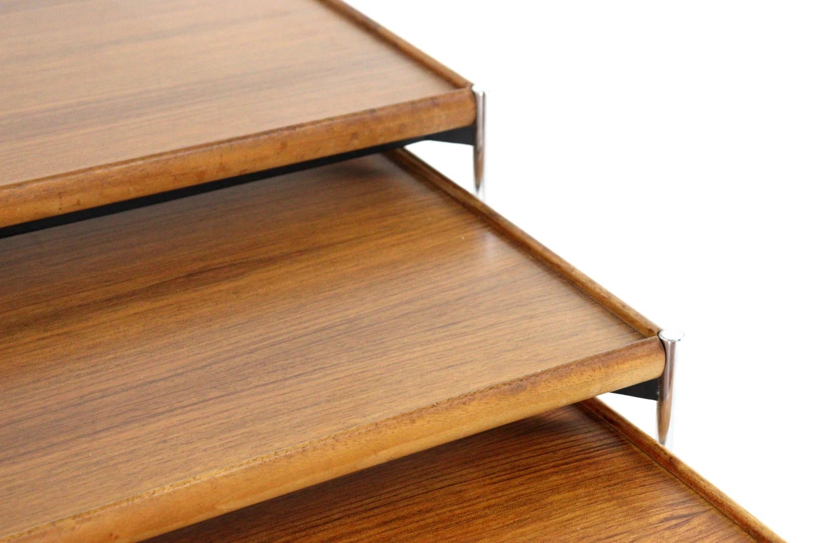 Set of 3 nest of tables Lämmle and Co with turnable tops - COLLECTORS RDAM