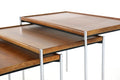 Set of 3 nest of tables Lämmle and Co with turnable tops - COLLECTORS RDAM