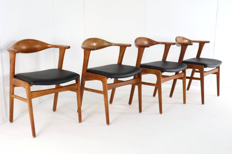 set of 4 Erik Kirkegaard for Høng Stolefabrik chairs model 49 - COLLECTORS RDAM
