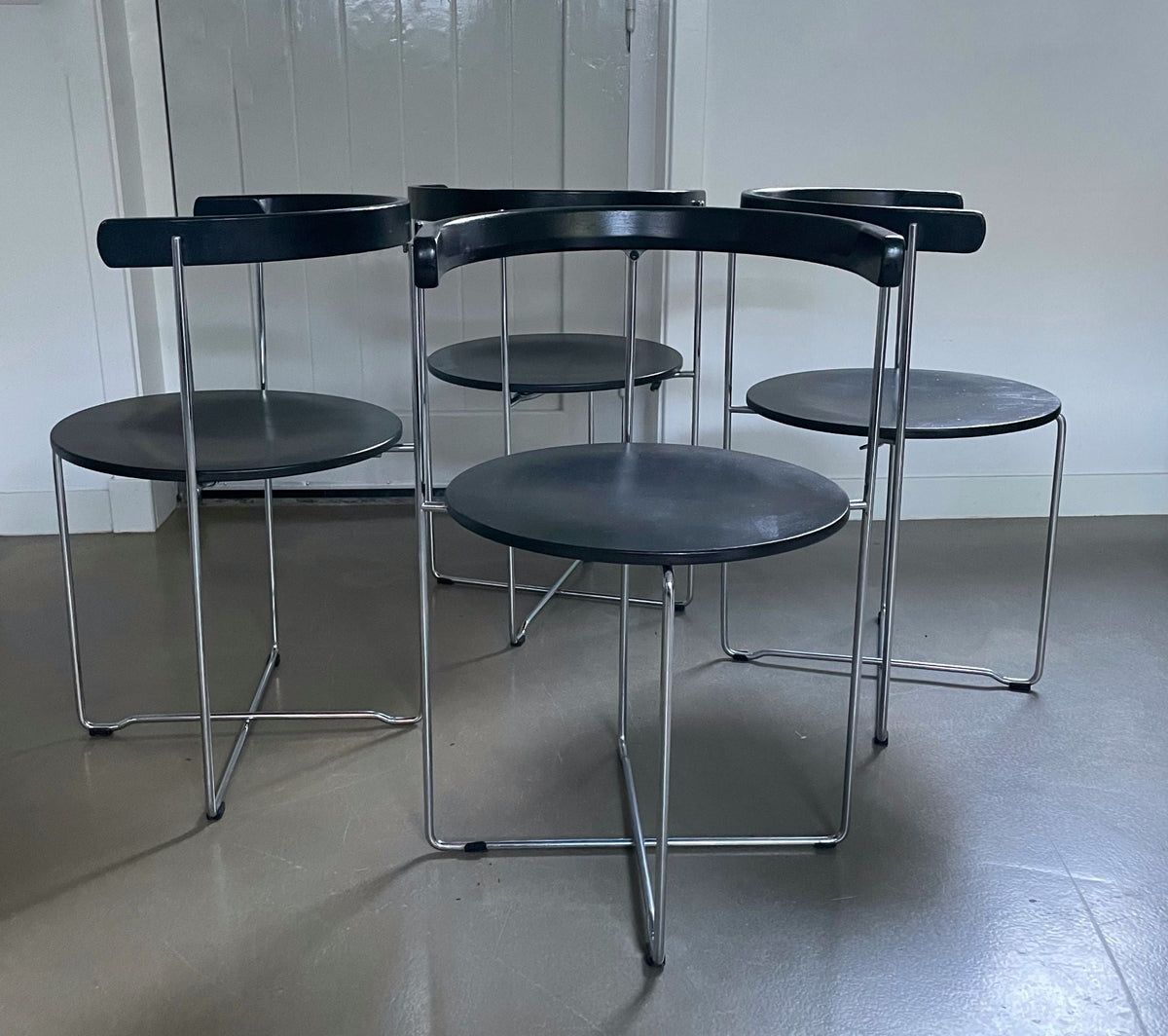 4er Set Klappstühle 'Soley', V. Hardarson für Kusch &amp; Co, 80er