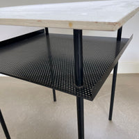 Set van modernistische bijzettafels uit het midden van de vorige eeuw, Wim Rietveld voor Auping, jaren 50