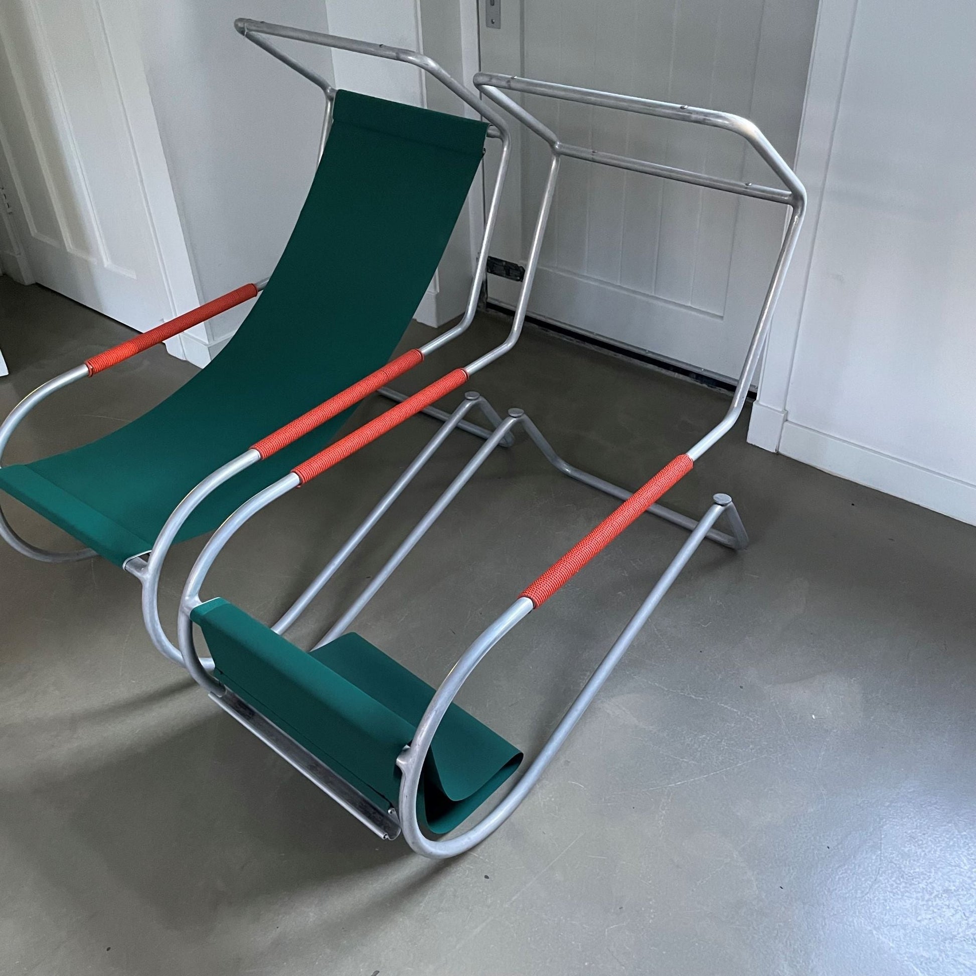 Set of midcentury 'Lido' sun lounge chairs, design Battista and Gino Giudici - COLLECTORS RDAM