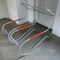 Set of midcentury 'Lido' sun lounge chairs, design Battista and Gino Giudici