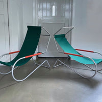 Set of midcentury 'Lido' sun lounge chairs, design Battista and Gino Giudici