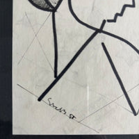 Zwei Kunstwerke von Siep van den Berg, Nachkriegskonstruktivismus, Niederlande, 1955