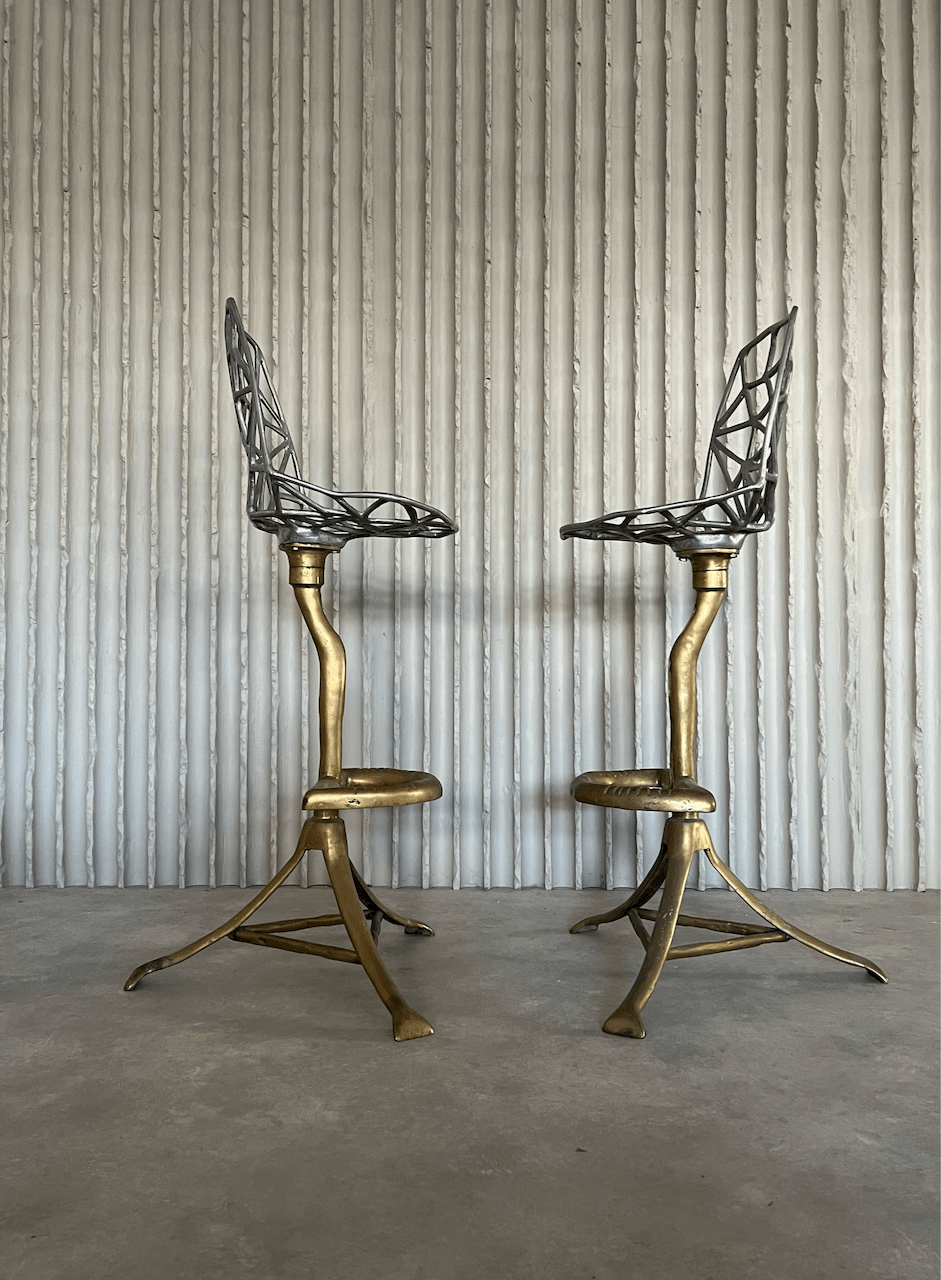 Set of two extraordinary barstools by David Marshall - Collectors - Net.Work