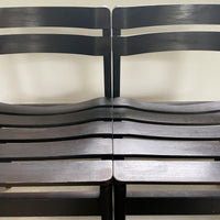 Set von Lattenstühlen im Vintage-Design