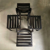 Set von Lattenstühlen im Vintage-Design