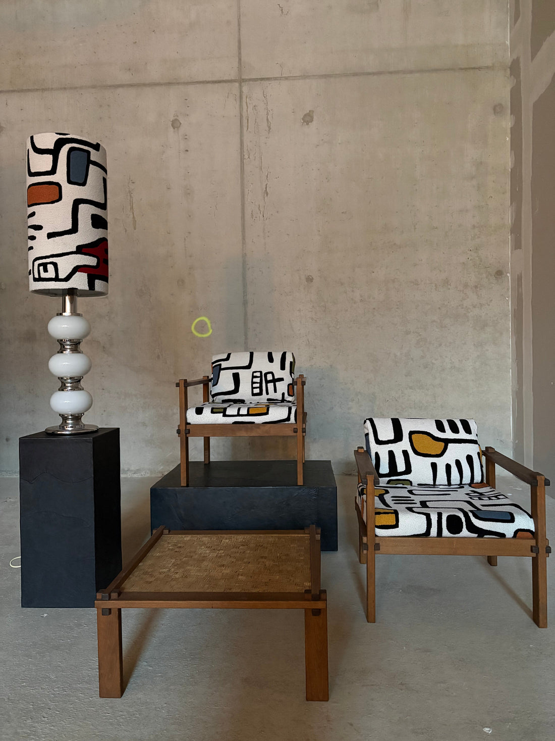 Set Safari lounge armchairs(2) and side table Gerd Lange for Bofinger - Collectors - Net.Work