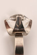 Silver Ring with Rock Crystal – Design by Elis Kauppi, Finland, 1975 - Collectors - Net.Work