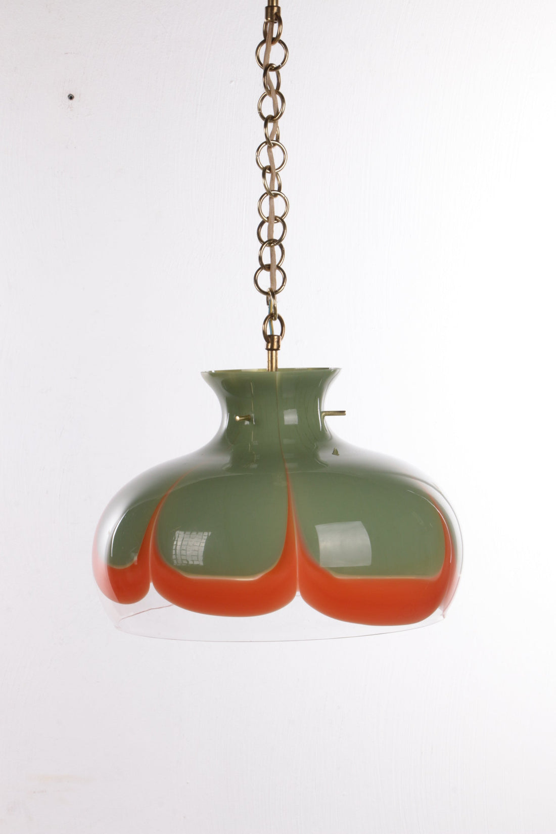 Spage Age Pendant Lamp Kaiser Leuchten with Murano Glass. - Collectors - Net.Work