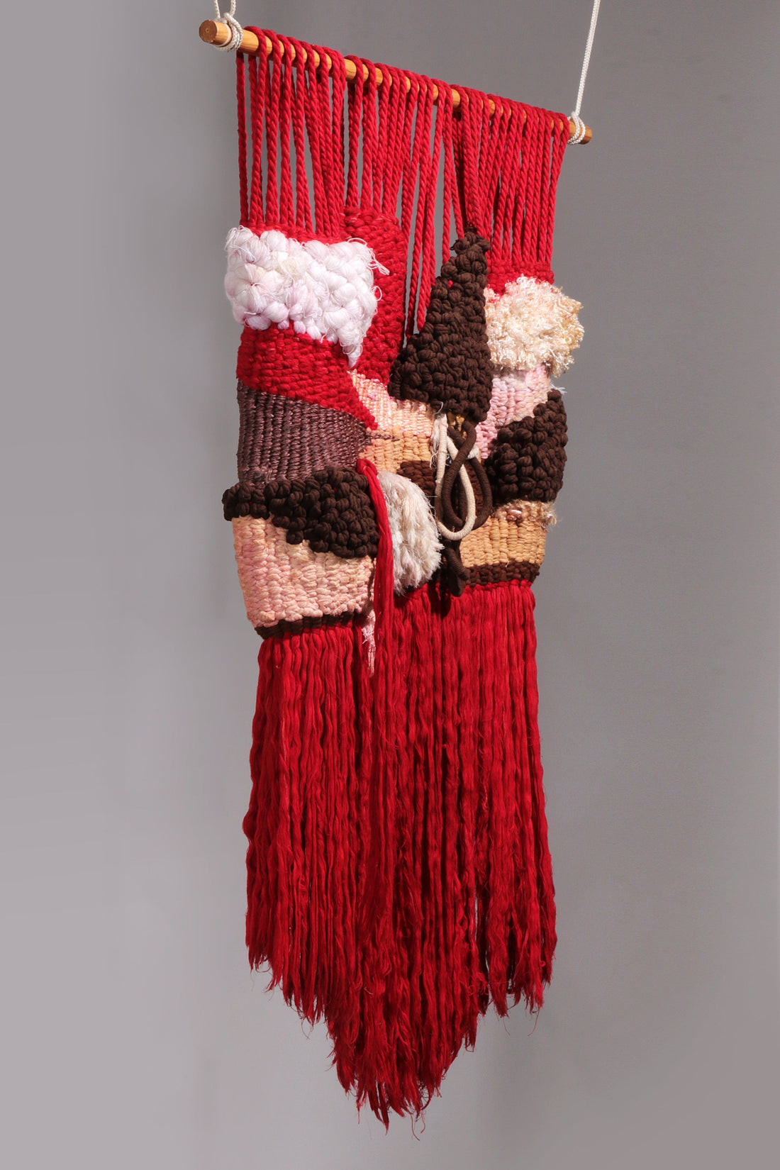 Spanish Textured Macramé Tapestry from the 70s – Unique Design Object - Collectors - Net.Work