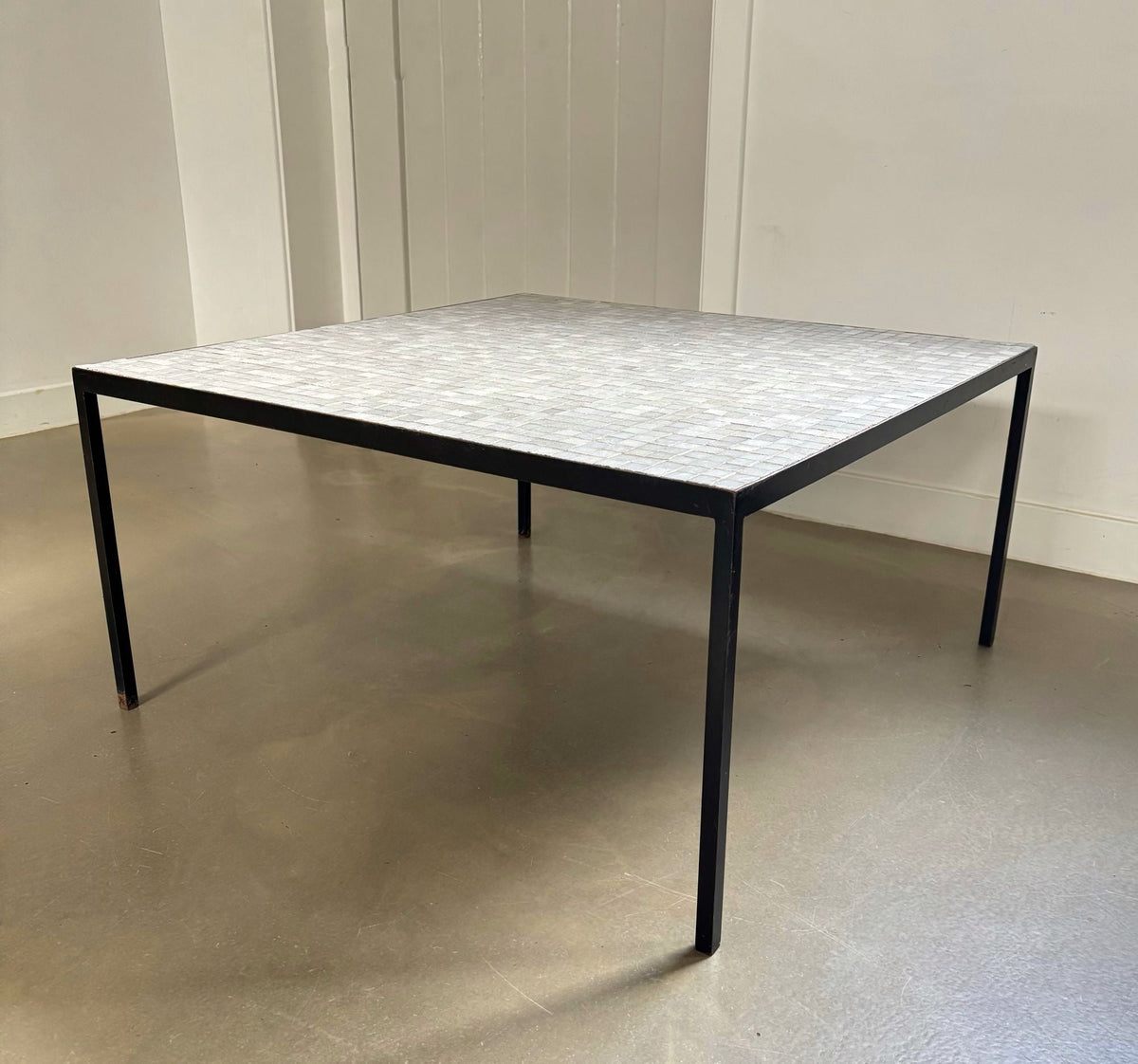Quadratischer Mosaik-Couchtisch, Entwurf Floris H. Fiedeldij für Artimeta, Niederlande, 1950er Jahre