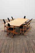 Stokke Dining Set with Large Table and 8 Chairs by Peter Opsvik - Collectors - Net.Work