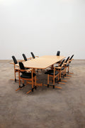 Stokke Dining Set with Large Table and 8 Chairs by Peter Opsvik - Collectors - Net.Work