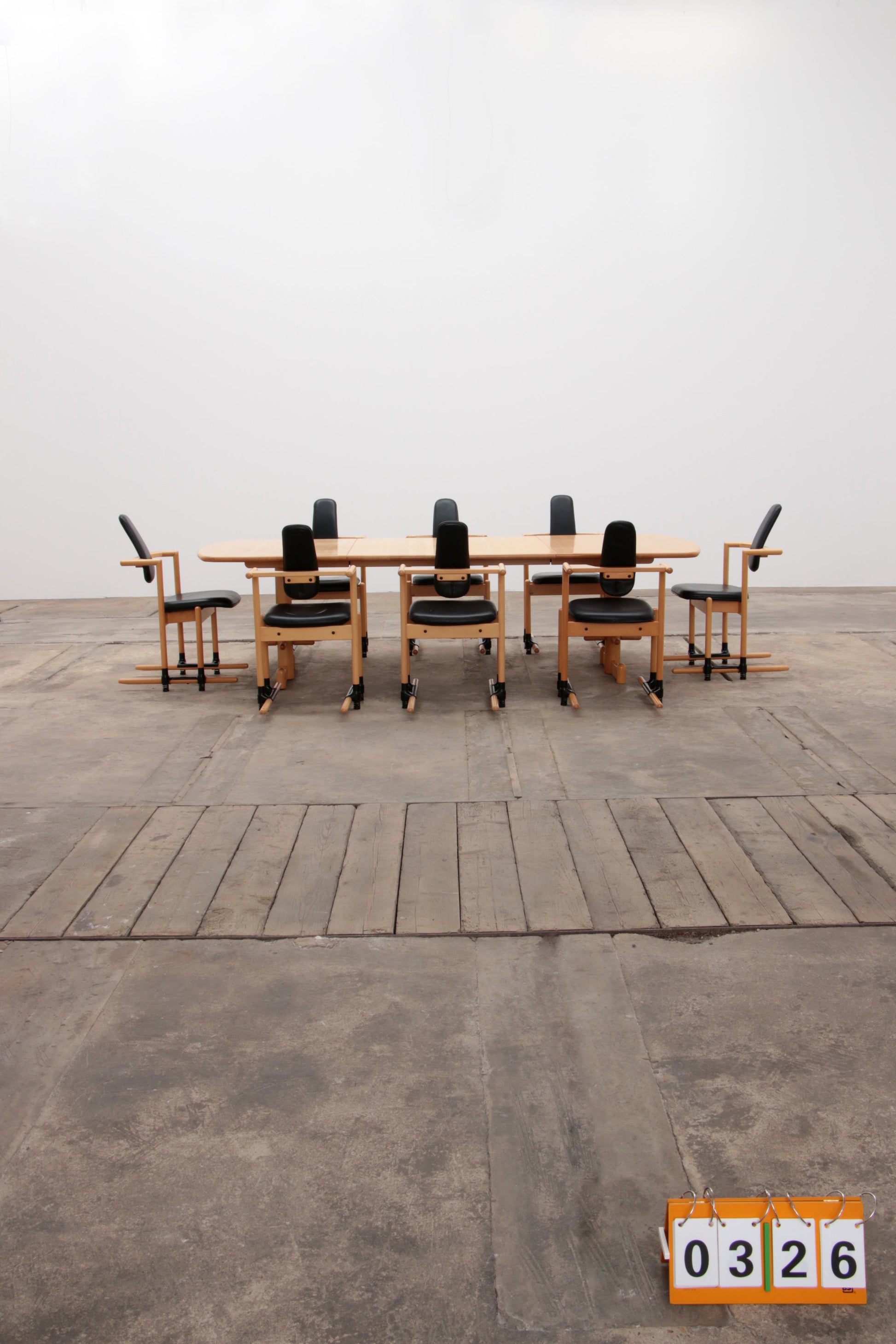 Stokke Dining Set with Large Table and 8 Chairs by Peter Opsvik - Collectors - Net.Work