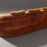 Straccio 3-Sitzer-Sofa von De Pass, D'Urbino, Lomazzi für Zanotta, Italien 1970er Jahre