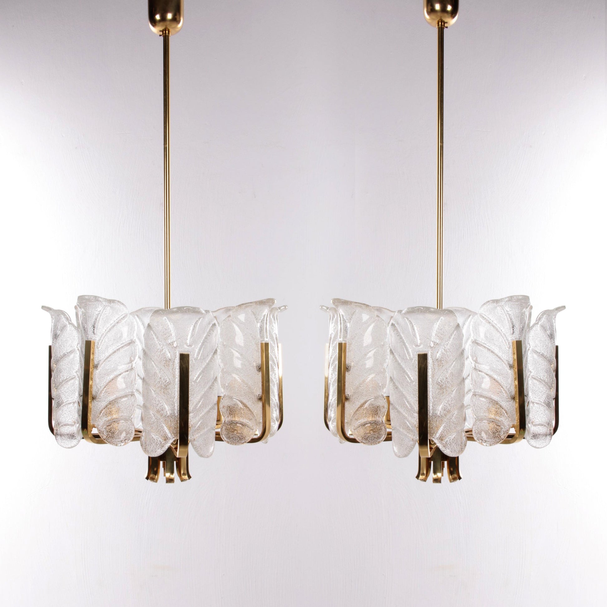 Stunning Carl Fagerlund Acanthus Orrefors Chandelier - Collectors - Net.Work