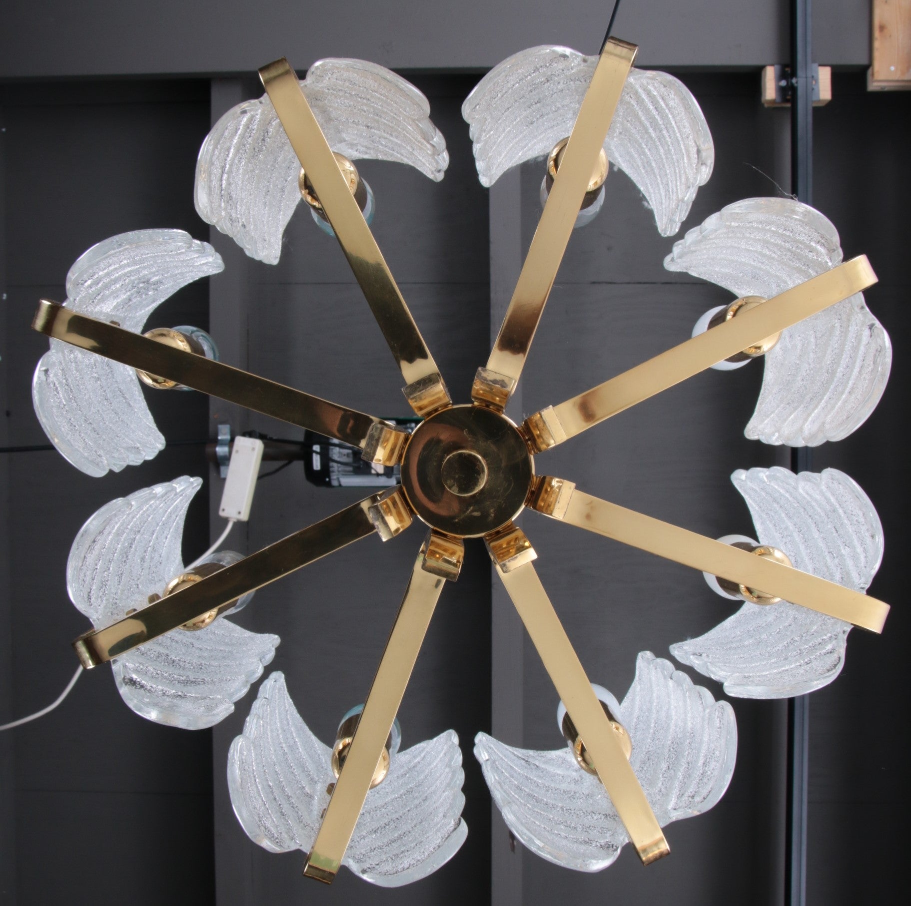 Stunning Carl Fagerlund Acanthus Orrefors Chandelier - Collectors - Net.Work