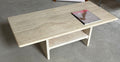 Stunning Travertine Coffee Table (120x60 cm) - COLLECTORS RDAM