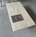 Stunning Travertine Coffee Table (120x60 cm) - COLLECTORS RDAM