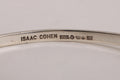 Timeless Scandinavian Sterling Silver Bracelet with Striking Green Stone by Isaac Cohen, 1966 - Collectors - Net.Work