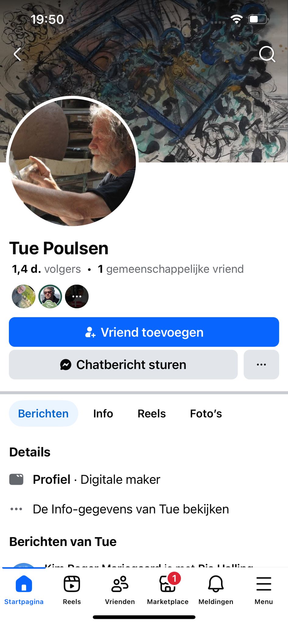 Very rare and Large Wall Till from Tue Poulsen 1970 - Collectors - Net.Work