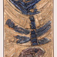 Sehr seltene und große Mauersteinplatte aus Tue Poulsen, 1970