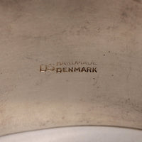 Versilbertes Armband mit Glasstein von Dansk Smykkekunst, 1970, Dänemark.