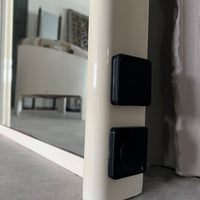 Vintage 1970s Illuminated Mirror with Built-In Socket