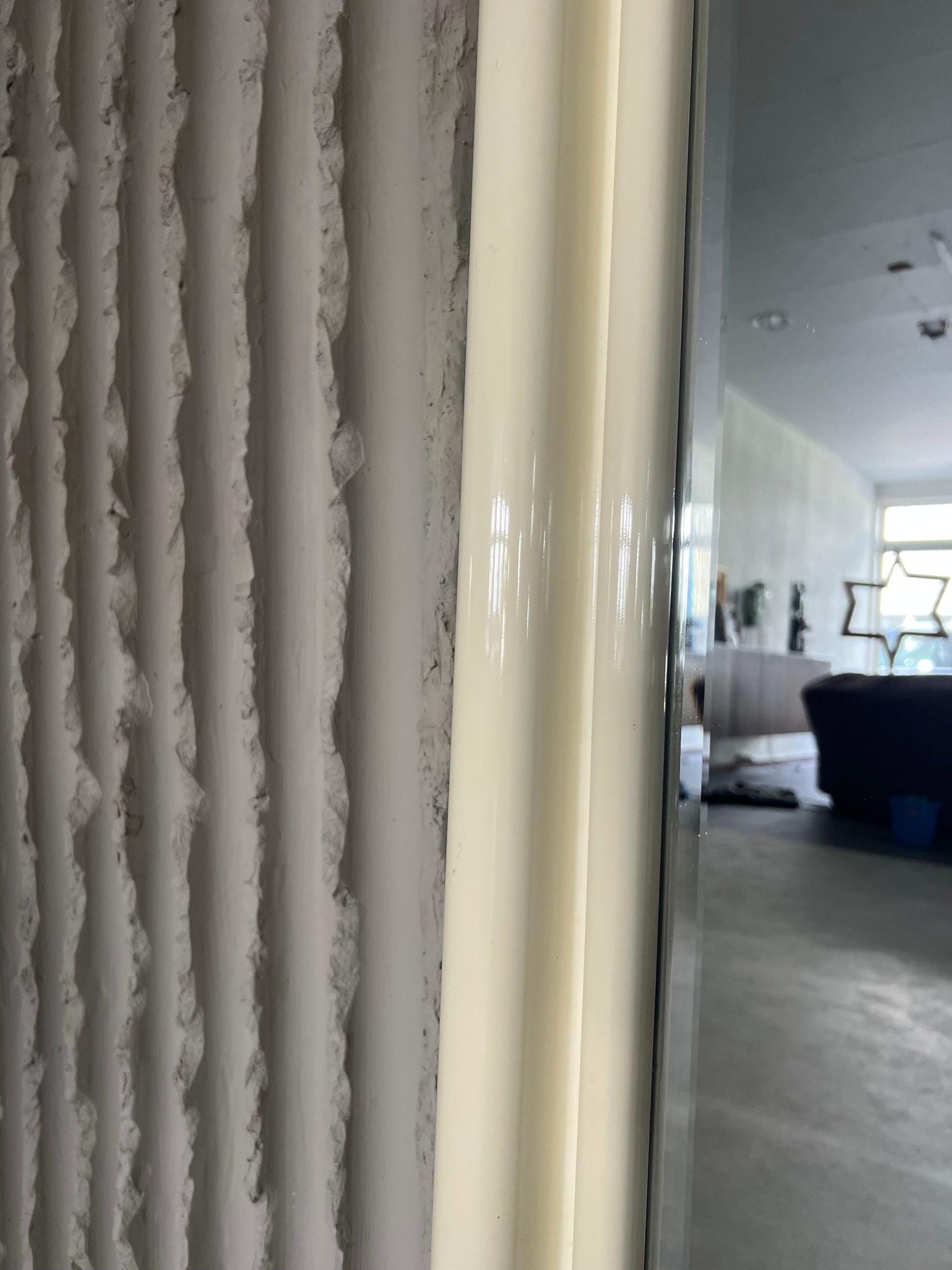 Vintage 1970s Illuminated Mirror with Built - In Socket - Collectors - Net.Work