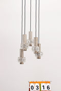 Vintage Cascade Chandelier with 5 Lights, Hollywood Regency Design - Collectors - Net.Work