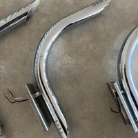 Vintage Chrome Wall Lights – 4 available
