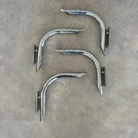 Vintage Chrome Wall Lights – 4 available