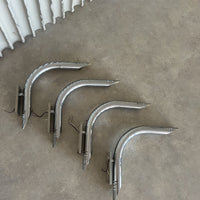 Vintage Chrome Wall Lights – 4 available