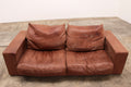 Vintage Cognac Leather Sofa Boedapest by Paola Navone for Baxter - Collectors - Net.Work