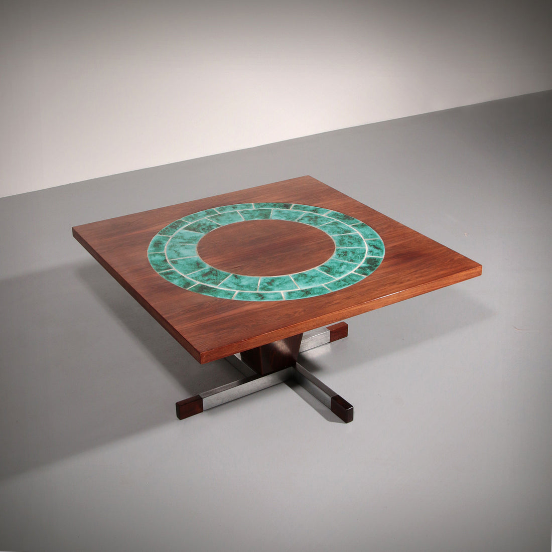 Vintage Danish Design Coffee Table with Ceramic Tiles - Collectors - Net.Work
