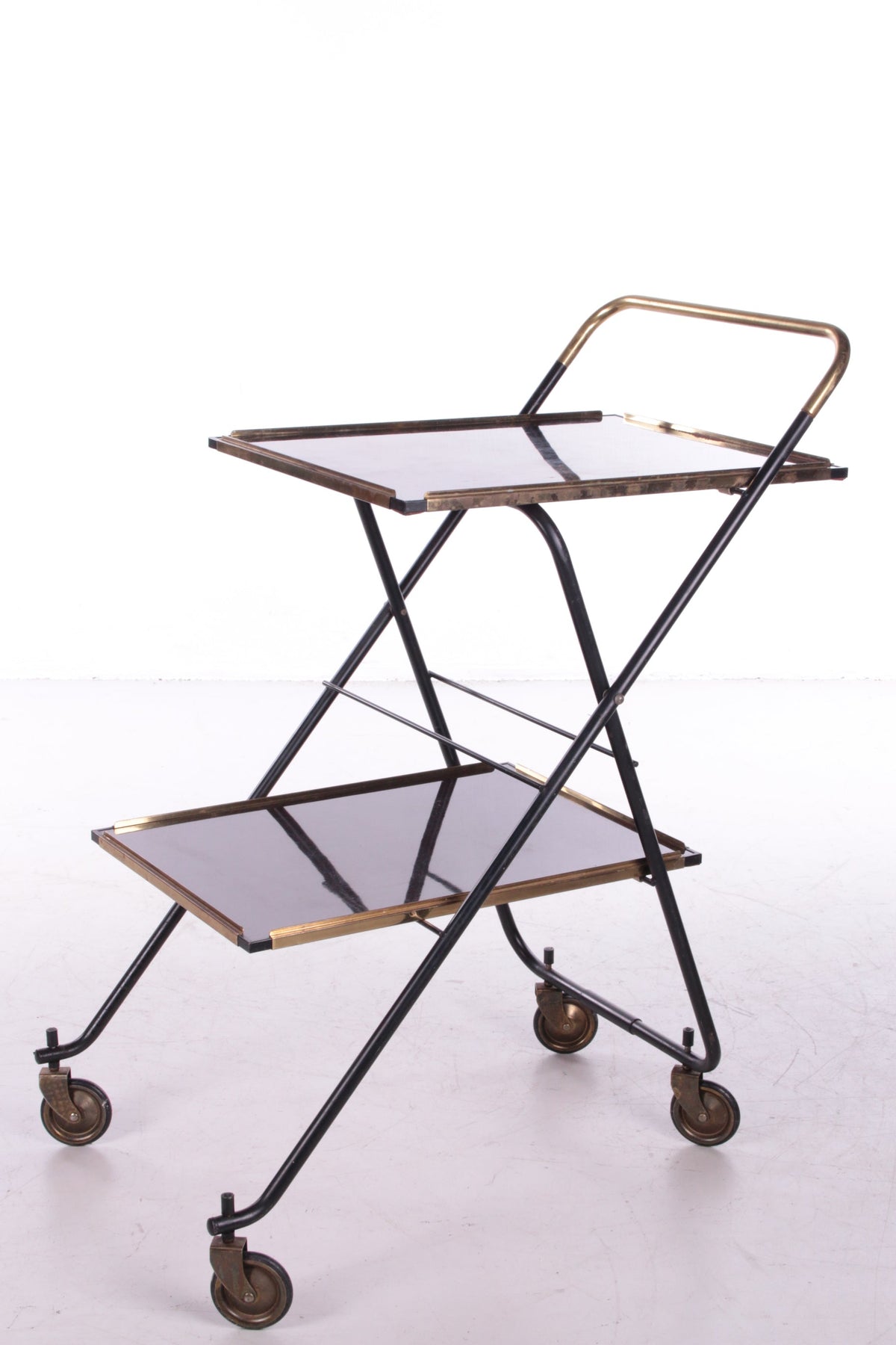 Vintage Franse Serveerwagen, jaren 60