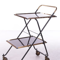 Vintage Franse Serveerwagen, jaren 60