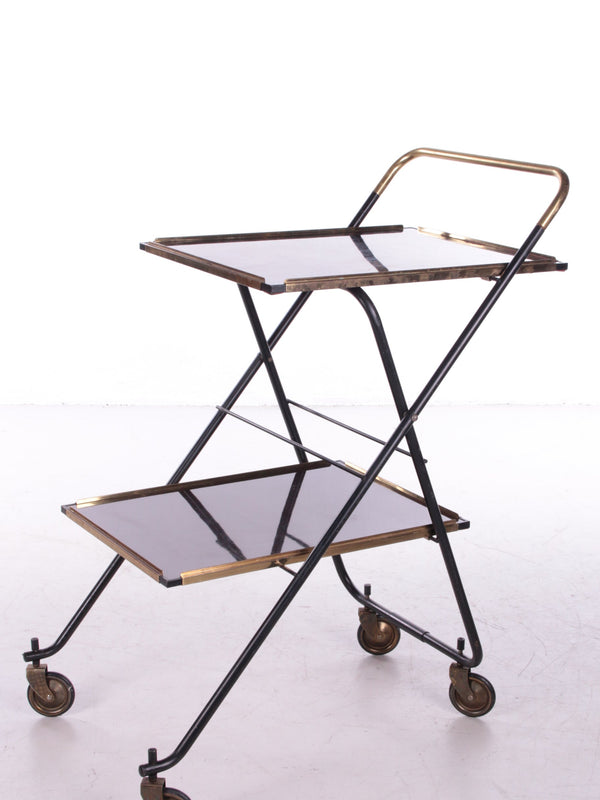 Vintage French Serving Trolley, 1960s