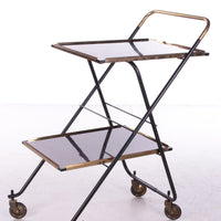 Vintage Franse Serveerwagen, jaren 60