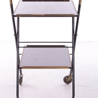 Vintage Franse Serveerwagen, jaren 60