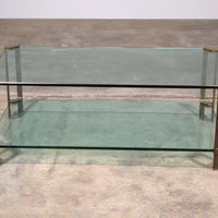 Vintage-Glas-Couchtisch von Peter Ghyczy, Modell T24 (120x70x45)