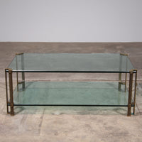Vintage-Glas-Couchtisch von Peter Ghyczy, Modell T24 (120x70x45)