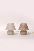 Vintage Glass Mushroom Table Lamps - 1960s Germany - COLLECTORS RDAM