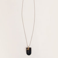 Vintage Hans Hanssen ketting Zilver, 14k goud met diamant