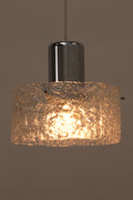 Vintage Ice Glass Pendant Lamp by Egon Hillebrand, 1960s Germany - Collectors - Net.Work