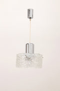 Vintage Ice Glass Pendant Lamp by Egon Hillebrand, 1960s Germany - Collectors - Net.Work