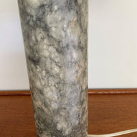 Vintage italienische Tisch- oder Schreibtischlampe, Sockel aus massivem Alabaster