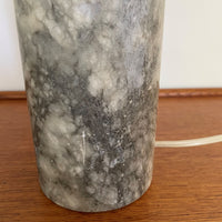 Vintage italienische Tisch- oder Schreibtischlampe, Sockel aus massivem Alabaster